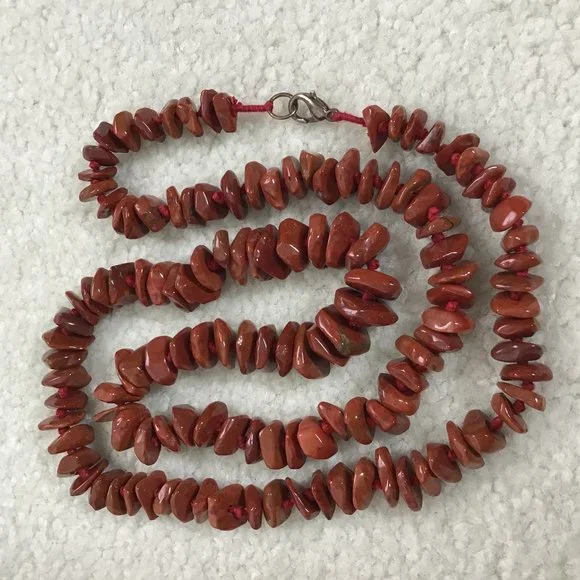 Striking Vintage Necklace Onyx Gemstone - Picture 13 of 14